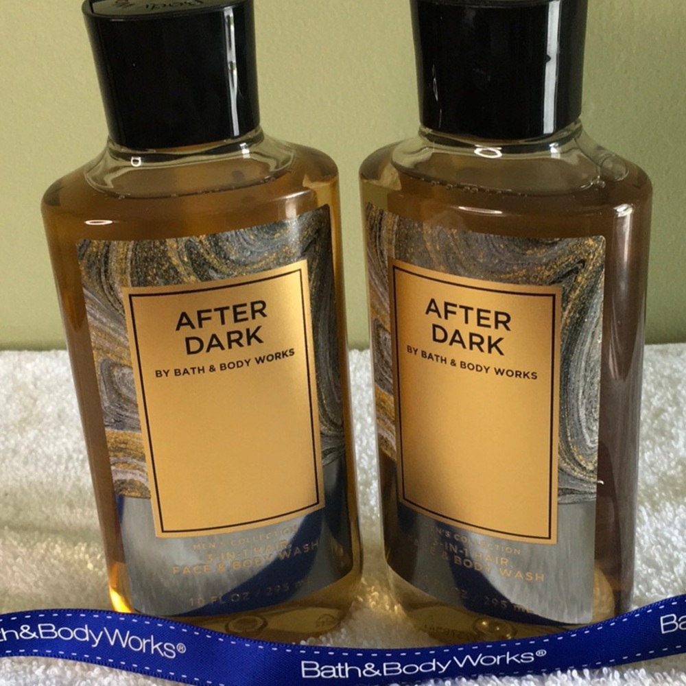 🌟NEW🌟 Bath & Body Works BBW MENS After Dark 2pc set Body Wash (3-in-1)